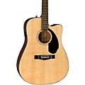 Fender CD-60SCE Dreadnought Acoustic-Electric Guitar - BlackNatural