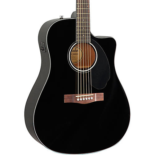 Fender CD-60SCE Dreadnought Acoustic-Electric Guitar Condition 2 - Blemished Black 197881195403