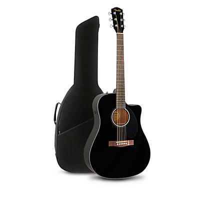 Fender CD-60SCE Dreadnought Acoustic-Electric Guitar With Bag