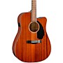 Fender CD-60SCE Dreadnought All-Mahogany Acoustic-Electric Guitar Natural