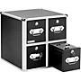 Vaultz CD Cabinet - 4 Drawer Black