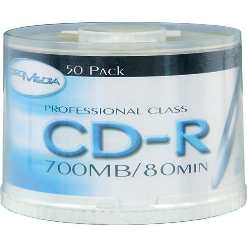 CD-R 80-Minute 52X 50-Pack