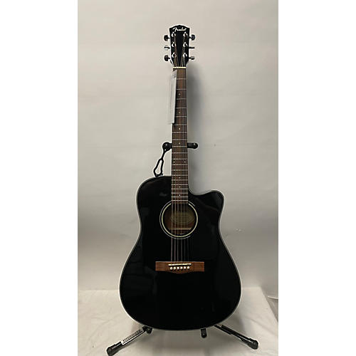 Fender CD140SCE Acoustic Electric Guitar Black