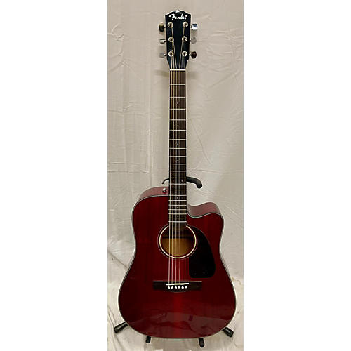 Fender CD140SCE Acoustic Electric Guitar CHERRY SATIN