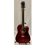 Used Fender CD140SCE Acoustic Electric Guitar CHERRY SATIN