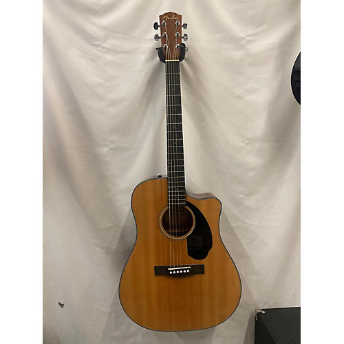 Fender CD160SCE Acoustic Electric Guitar Natural