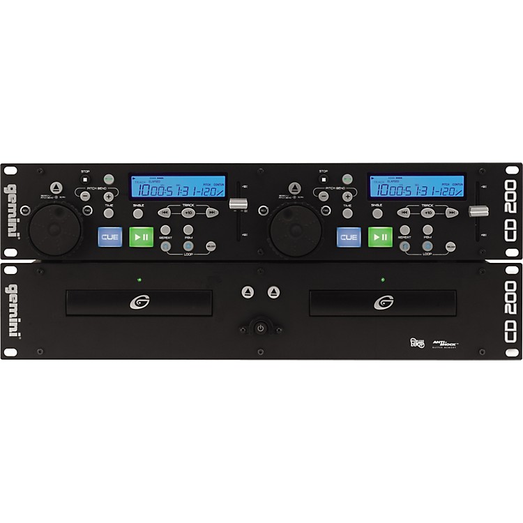 Gemini CD200 Professional 2U Dual CD Player | Musician's Friend
