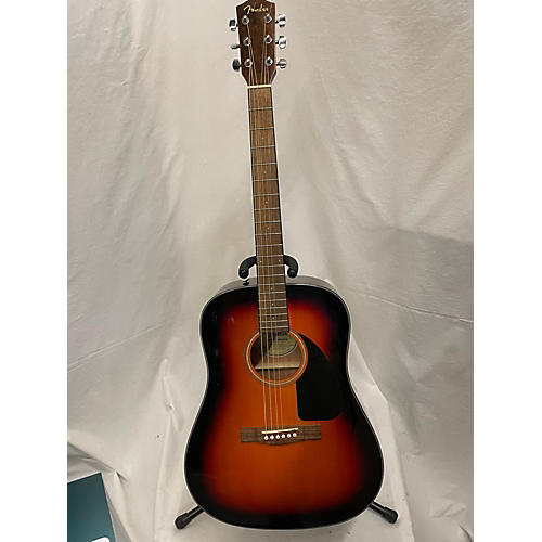 Fender CD60 Dreadnought Acoustic Guitar 2 Color Sunburst