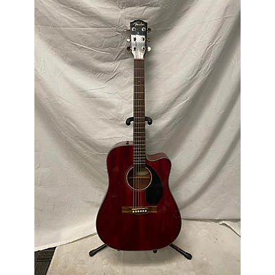 Fender CD60SCE ALL MAHOGANY Acoustic Electric Guitar