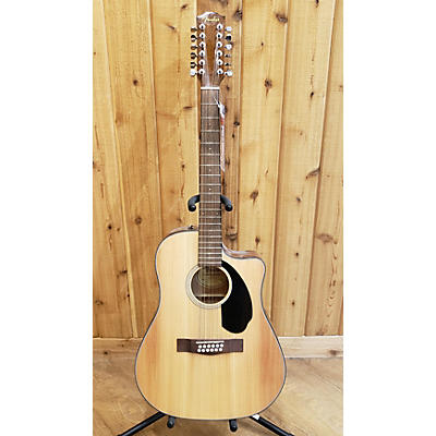 Fender CD60SCE DREADKNOT 12 NAT 12 String Acoustic Guitar
