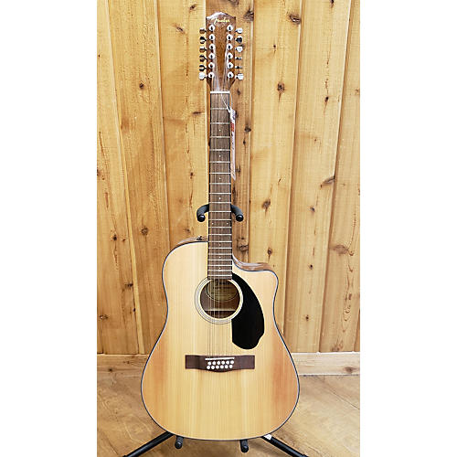 Fender CD60SCE DREADKNOT 12 NAT 12 String Acoustic Guitar Natural