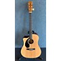 Used Fender CD60SCE Left Handed Acoustic Electric Guitar Natural