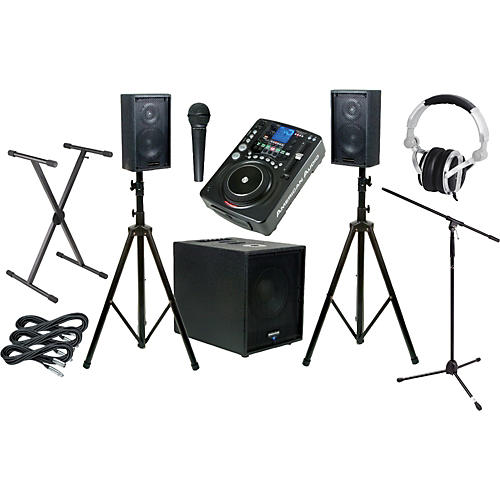 CDI500MP3/Tri PAK PA Mobile Scratch DJ Package