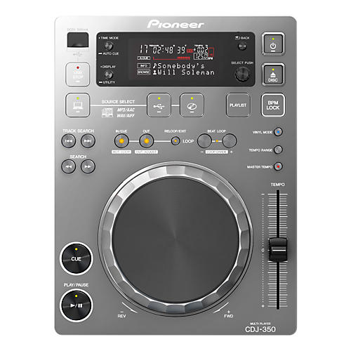 CDJ-350 Digital Multi Player (Silver)