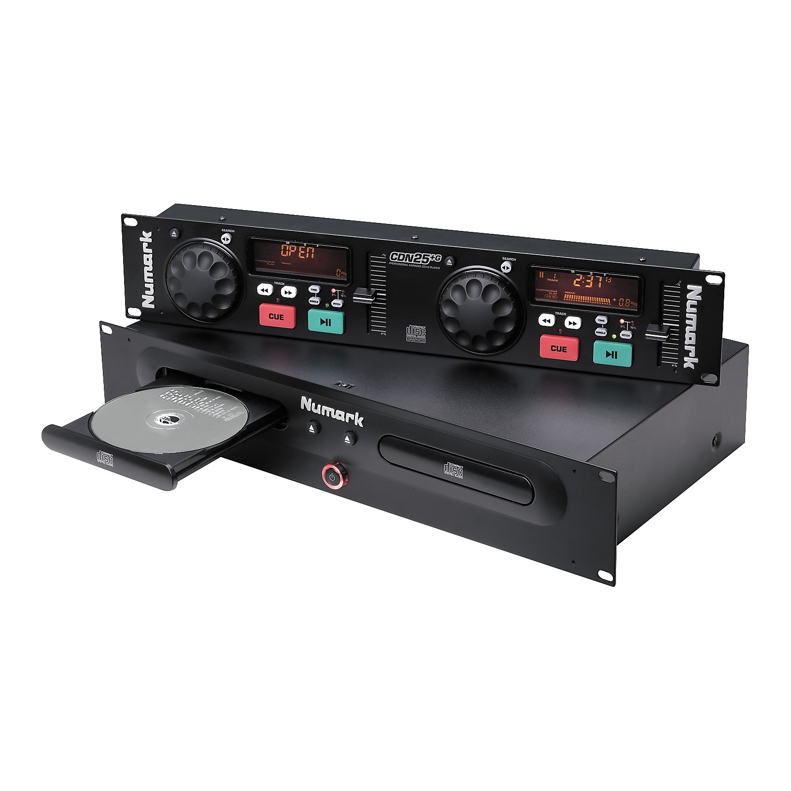 Numark CDN25+G Dual Karaoke Professional CD Player Musician's Friend