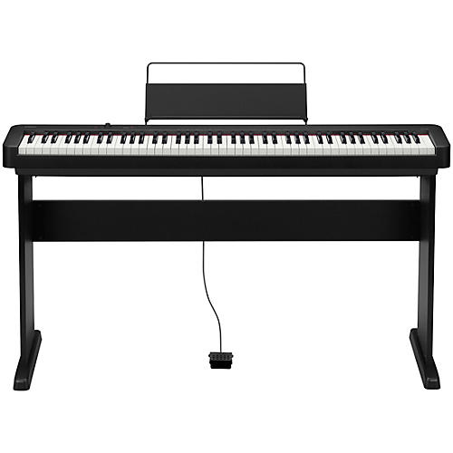 Casio CDP-S100CS Digital Piano With Wooden Stand Black