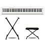 Casio CDP-S110 Digital Piano With X-Stand & Bench - White Essentials Package