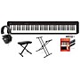 Casio CDP-S110 Digital Piano With X-Stand, Bench, Headphones, Key Stickers and Beginner's Book Black Beginner