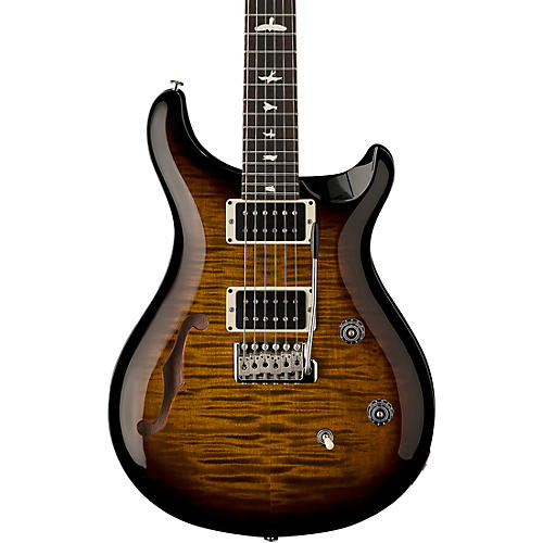 PRS CE 24 Semi-Hollow Electric Guitar Black Amber