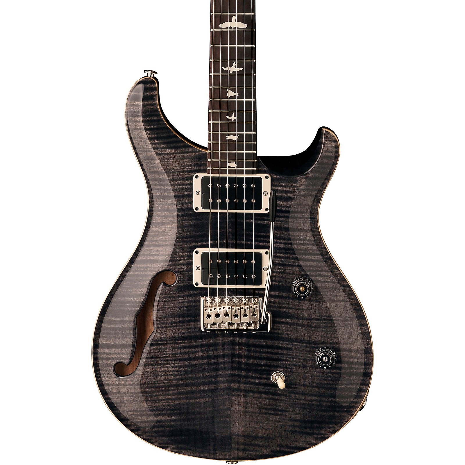 PRS CE 24 SemiHollow Electric Guitar Gray Black Musician's Friend