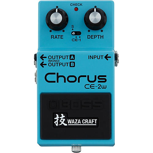 BOSS CE-2W Chorus Waza Craft Guitar Effects Pedal Condition 1 - Mint