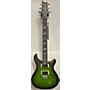 Used PRS CE24 Solid Body Electric Guitar verde shadow burst