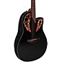 Ovation CE44 Celebrity Series Elite Mid-Depth Acoustic-Electric Guitar Black