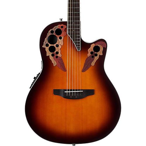 Ovation CE48 Celebrity Elite Acoustic-Electric Guitar Transparent Sunburst