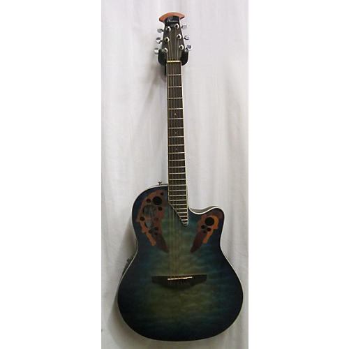 Ovation CE48P Acoustic Electric Guitar Transparent Regal to Natural