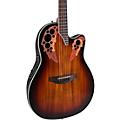 Ovation CE48P Celebrity Series Elite Plus Super Shallow Acoustic-Electric Guitar Tiger EyeKoa Burst