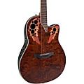 Ovation CE48P Celebrity Series Elite Plus Super Shallow Acoustic-Electric Guitar Tiger EyeTiger Eye