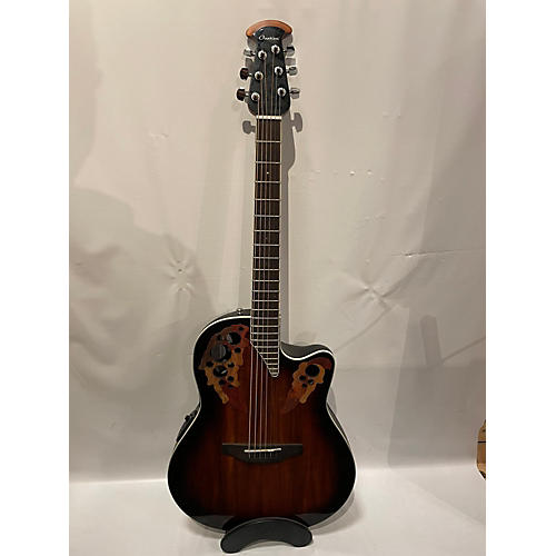 Ovation CE84P Acoustic Electric Guitar 2 Color Sunburst