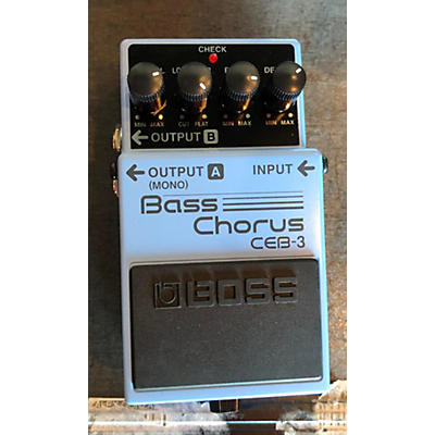 BOSS CEB3 Bass Chorus Bass Effect Pedal