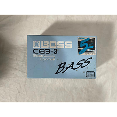 BOSS CEB3 Bass Chorus Bass Effect Pedal