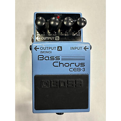 BOSS CEB3 Bass Chorus Bass Effect Pedal