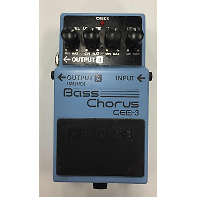 BOSS CEB3 Bass Chorus Bass Effect Pedal