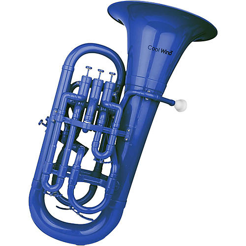 Cool Wind CEU-200 Series 4-Valve Plastic Euphonium Blue