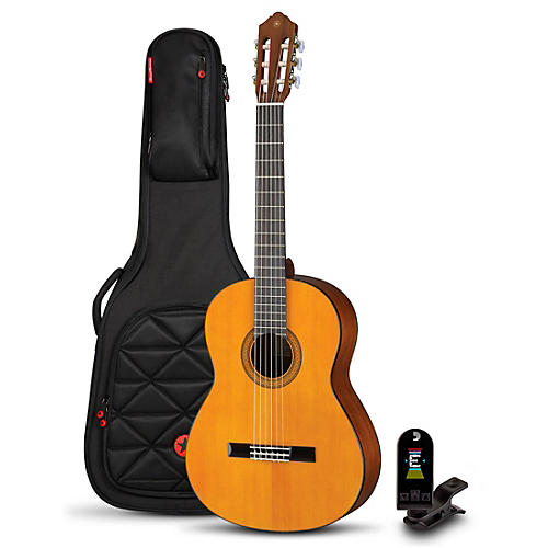 Yamaha CG102 Nylon-String Classical Acoustic Guitar Pack Natural