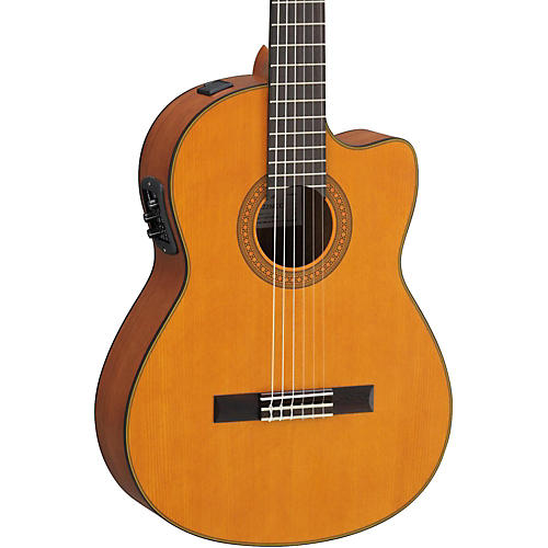 CGX122MCC Solid Cedar Top Acoustic-Electric Classical Guitar