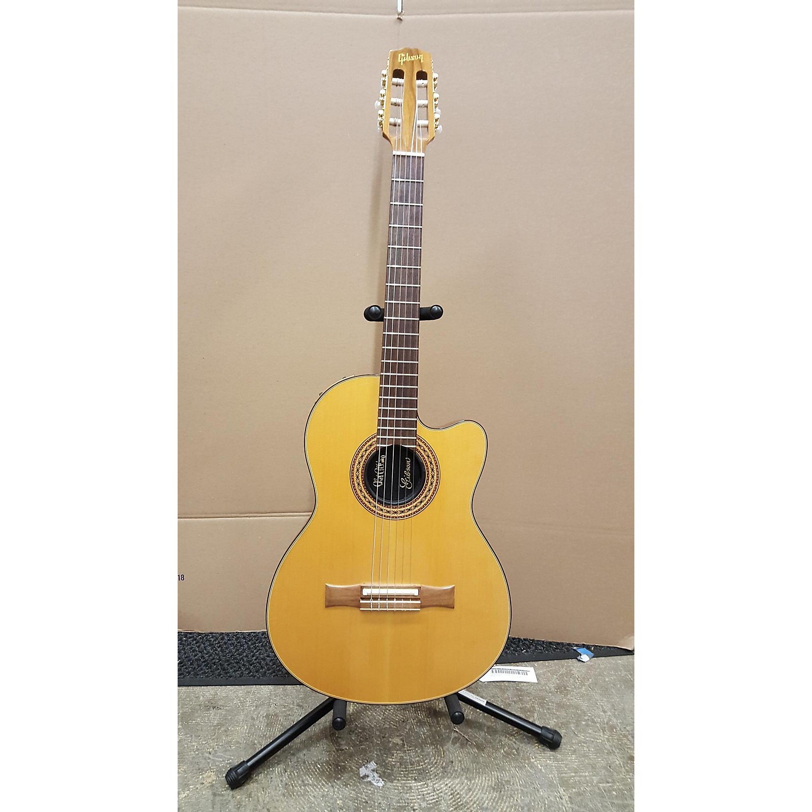 Used Gibson CHET ATKINS CE Classical Acoustic Electric Guitar Natural