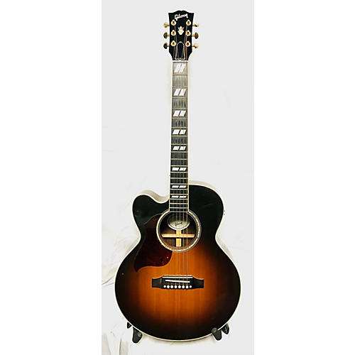 Gibson CJ165EC Left Handed Acoustic Electric Guitar 2 Tone Sunburst