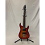 Used Schecter Guitar Research CLASSIC-7 Solid Body Electric Guitar Fiesta Red
