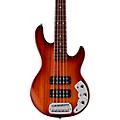 G&L CLF Research L-2500 Series 750 5-String Electric Bass Guitar Ruby Red MetallicOld School Tobacco