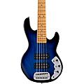 G&L CLF Research L-2500 Series 750 5 String Maple Fingerboard Electric Bass Tangerine MetallicBlue Burst