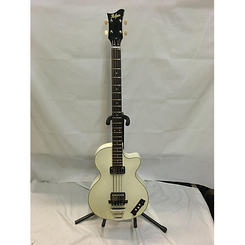 Hofner CLUB BASS GOLD LABEL Electric Bass Guitar White