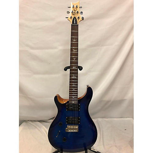 PRS CM4 SE Custom 24 Left Handed Electric Guitar Faded Blue Burst