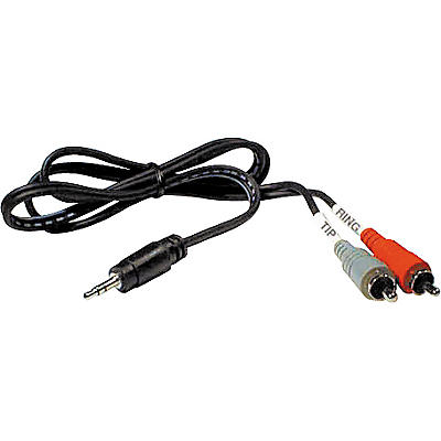 Hosa CMR-210 Stereo Y-cable Mini Male-Two RCA Males