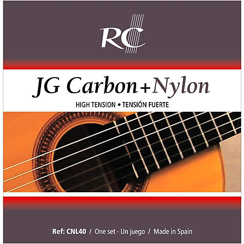 CNL40 JG Carbon + Nylon High Tension Nylon Guitar Strings with Carbon 2nd  & 3rd.