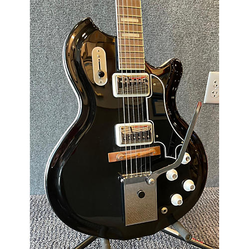 Supro CORONADO II Solid Body Electric Guitar Black