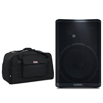 QSC CP12 1,000W 12" Compact Powered Speaker With Tote